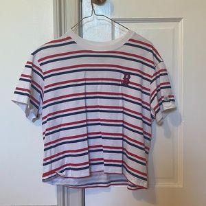 Small Boston Red Sox Cropped Shirt